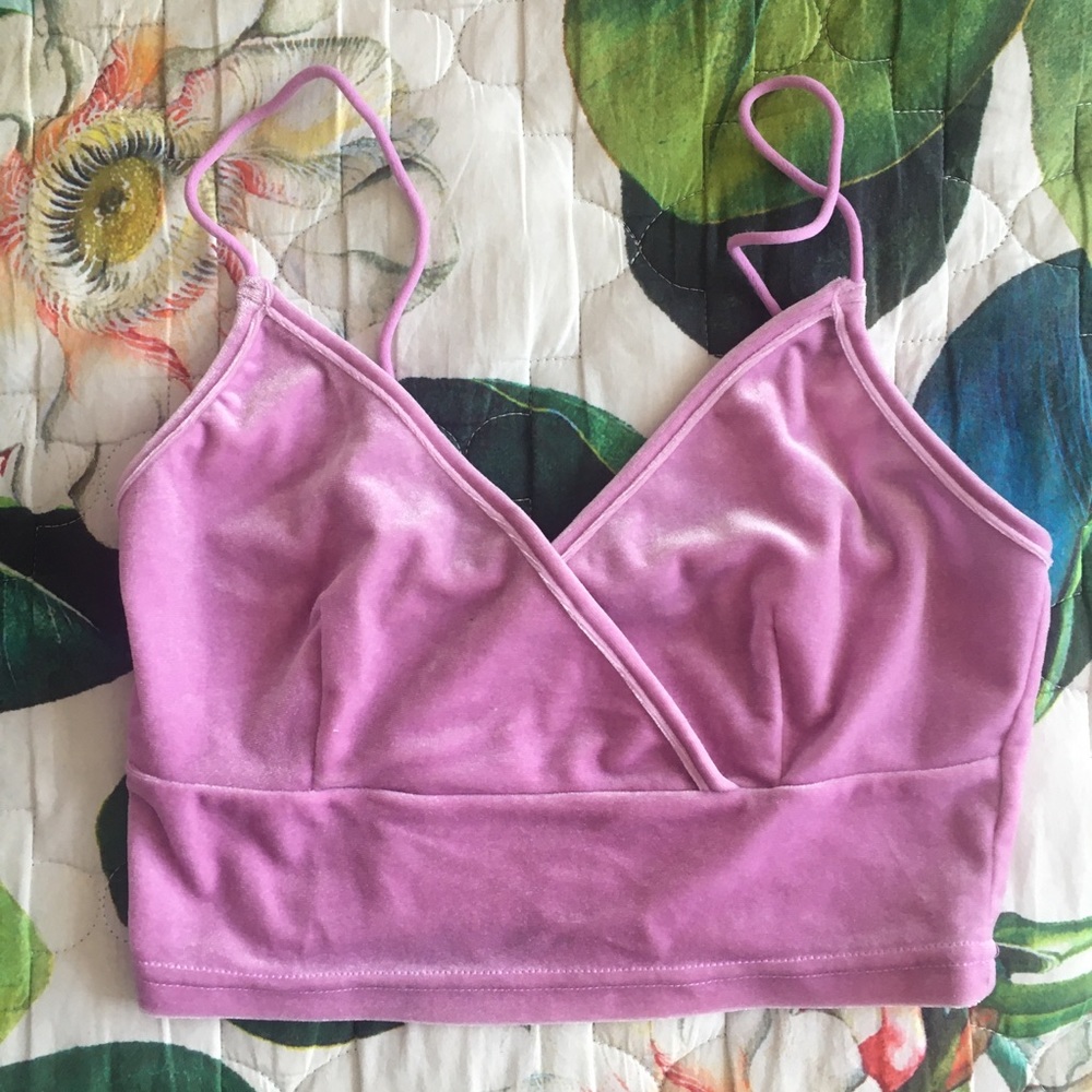 💗 Pink Velvet Crop Top 💗